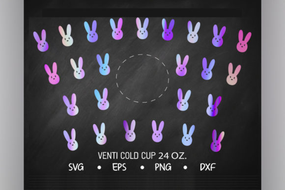 Bunny, Venti Cold Cup 24 Oz