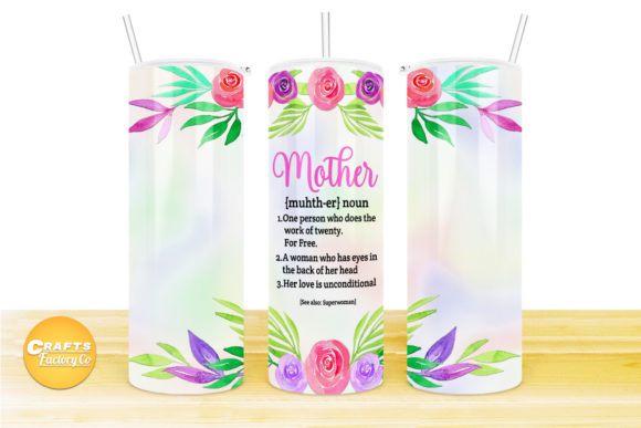 Skinny Tumbler Design Mother Definition